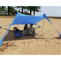 Палатка пляжная Trizand, синяя цена и информация | Палатки | kaup24.ee