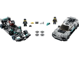 76909 LEGO® Speed Champions. Mercedes-AMG F1 W12 E Performance и Mercedes-AMG Project One цена и информация | Конструкторы и кубики | kaup24.ee