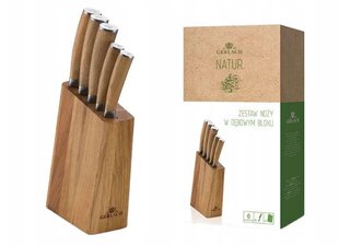 Набор ножей Gerlach Natur 5 шт. цена и информация | Подставка для ножей Tescoma Woody, 21 см | kaup24.ee