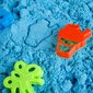 Kineetilise liiva komplekt koos tarvikutega, sinine hind ja info | Arendavad mänguasjad | kaup24.ee