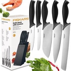 Набор контрольных ножей Fiskars, 5 предметов цена и информация | Fiskars Кухонные товары, товары для домашнего хозяйства | kaup24.ee