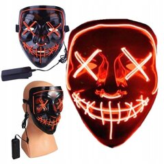 Светодиодная светящаяся маска для лица цена и информация | Карнавальные костюмы | kaup24.ee