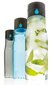 Joogipudel XD XCLUSIVE, 600ml, joodud veekoguse registreerimine, läbipaistev must sp. tritan plastik hind ja info | Joogipudelid | kaup24.ee