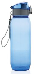 Поилка XL, XD COLLECTION, 800мл, прозрачная синяя сп. тритановый пластик цена и информация | Бутылки для воды | kaup24.ee