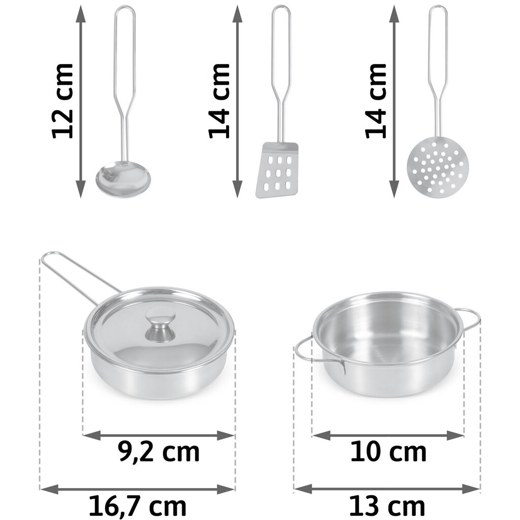 Laste köögitarbed, 5 tk. hind ja info | Tüdrukute mänguasjad | kaup24.ee