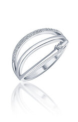 JVD Элегантное серебряное кольцо с цирконами SVLR0393XH2BI цена и информация | Кольцо | kaup24.ee