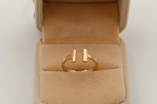 Troli Двойное минималистское кольцо из розового золота цена и информация | Кольцо | kaup24.ee