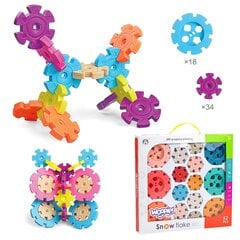 Konstruktor Woopie Snowflake, 52 tk hind ja info | Klotsid ja konstruktorid | kaup24.ee