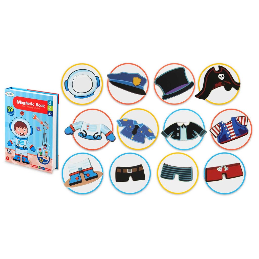 Magnetic Puzzle Book Poiste kostüümid hind ja info | Arendavad mänguasjad | kaup24.ee