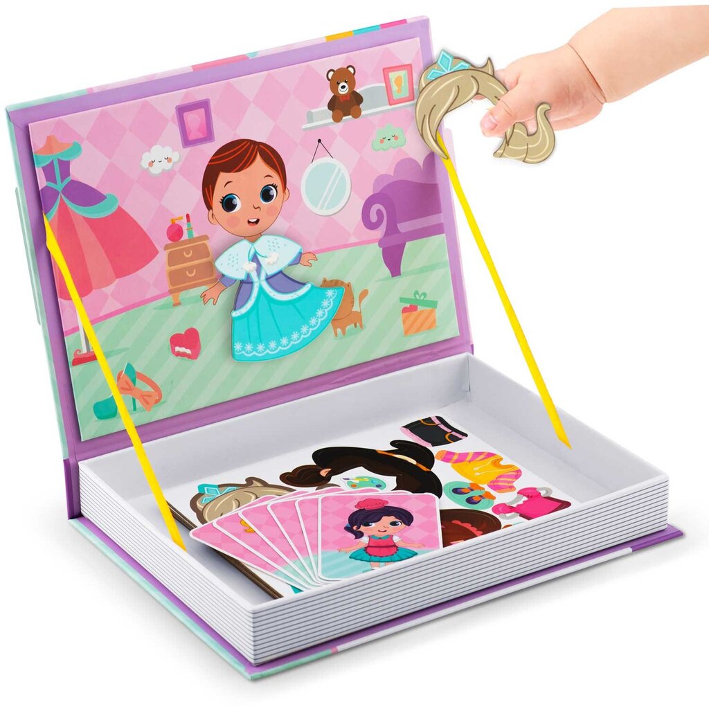 Magnetiline raamatupuzzle tüdruku garderoob hind ja info | Arendavad mänguasjad | kaup24.ee