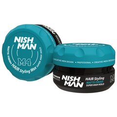 Матовый воск для волос Nishman M4 Matte Finish, 100 ml цена и информация | Средства для укладки волос | kaup24.ee