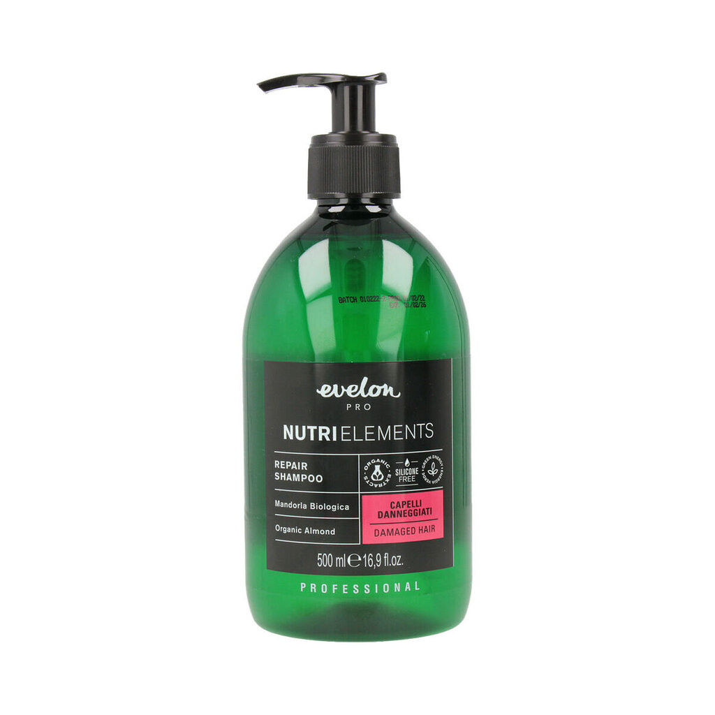 Taastav šampoon Evelon Pro Nutri Elements (500 ml) hind ja info | Šampoonid | kaup24.ee