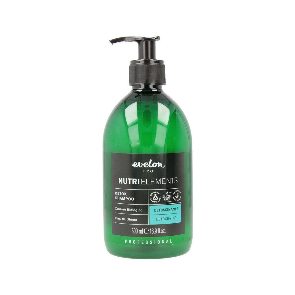 Šampoon Evelon Pro Nutri Elements Detox, 500 ml hind ja info | Šampoonid | kaup24.ee