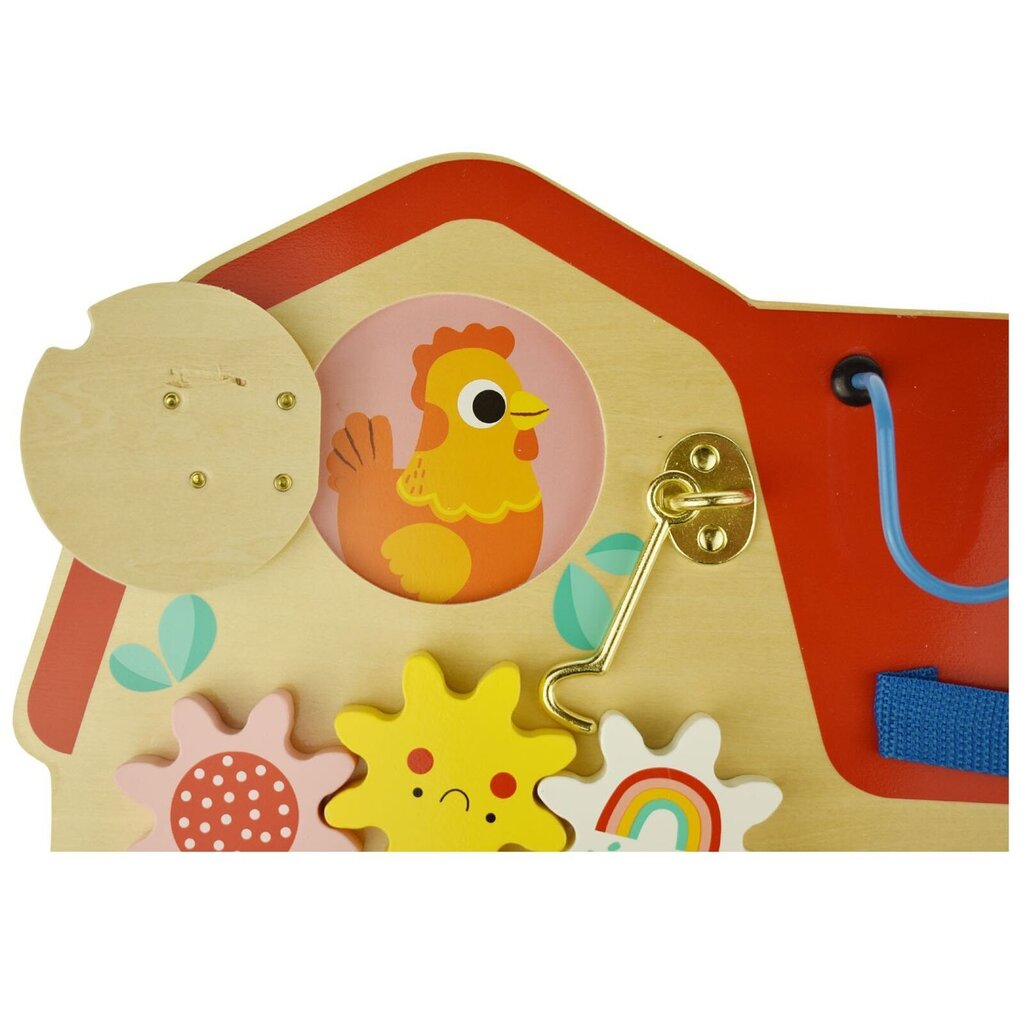 Puidust õppetahvel Tooky Toy Montessori maja hind ja info | Imikute mänguasjad | kaup24.ee