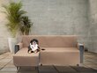 Nurgadiivani kaitsekate lemmikloomade poolt tekitatud mustuse vastu Doggy Paris, 240 cm, beež hind ja info | Pesad, padjad | kaup24.ee