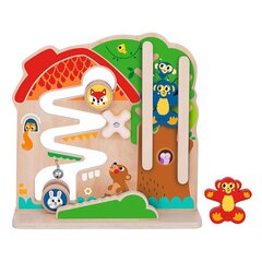 Puidust multifunktsionaalne õppetahvel Tooky Toy Montessori loomad цена и информация | Развивающие игрушки | kaup24.ee