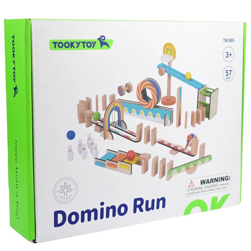 Klotsid Tooky Toy Domino konstruktor цена и информация | Arendavad mänguasjad | kaup24.ee