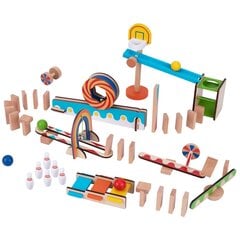Klotsid Tooky Toy Domino konstruktor цена и информация | Развивающие игрушки | kaup24.ee