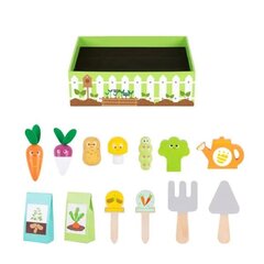 Puidust köögiviljakomplekt Tooky Toy Montessori hind ja info | Tüdrukute mänguasjad | kaup24.ee