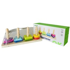 Kujusorteerija Montessori Tooky Toy hind ja info | Arendavad mänguasjad | kaup24.ee