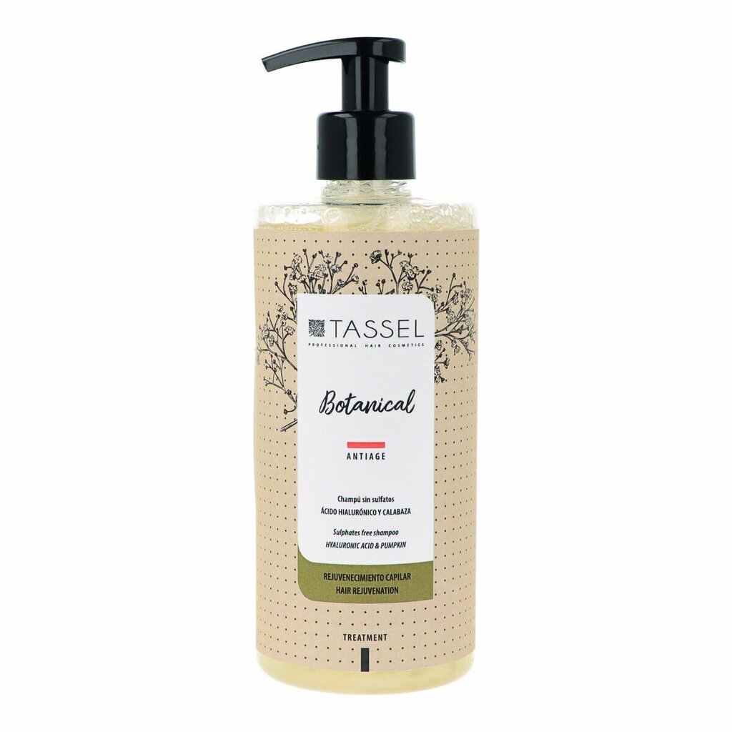 Šampoon Tassel botanical champu anti-edad, 500 ml цена и информация | Šampoonid | kaup24.ee