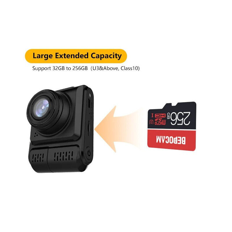 Bepocam ZD68 Auto videosalvesti 4K+1080P цена и информация | Pardakaamerad ja videosalvestid | kaup24.ee