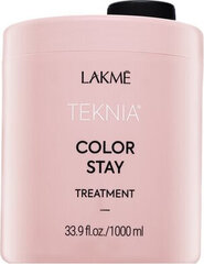 Mask värvitud juustele Lakme Teknia Color Stay Treatment, 1000 ml hind ja info | Maskid, õlid, seerumid | kaup24.ee