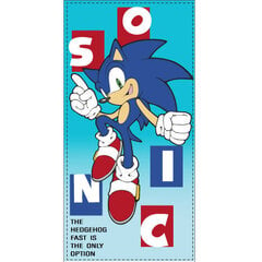 Lasterätik Sonic the Hedgehog Fast, 70x140 cm цена и информация | Полотенца | kaup24.ee