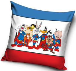 Наволочка Looney Tunes Super Hero  40x40 cm цена и информация | Оригинальные подушки, наволочки | kaup24.ee