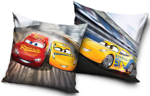 Padjakate Disney Cars Race, 40x40 cm hind ja info | Originaalsed padjad, padjakatted | kaup24.ee