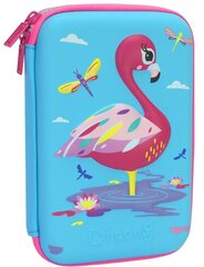 Pinal 3D FLAMINGO, Qitong, 205x145x45mm, sinine hind ja info | Pinalid | kaup24.ee