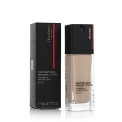 Jumestuskreem Shiseido Synchro Skin Radiant Lifting Foundation 110 Alabaster SPF 30, 30 ml hind ja info | Jumestuskreemid, puudrid | kaup24.ee