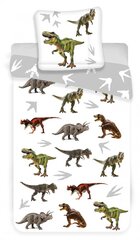 Laste voodipesukomplekt Dinosaur Child 100×135cm, 40×60 cm hind ja info | Beebide ja laste voodipesu | kaup24.ee