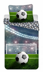 Laste voodipesukomplekt Football 100x135cm, 40x60 cm hind ja info | Beebide ja laste voodipesu | kaup24.ee