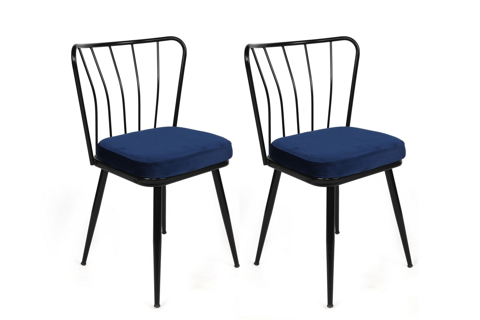 4-osaline toolide komplekt Asir, tumesinine hind ja info | Söögitoolid, baaritoolid | kaup24.ee
