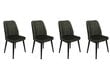 4-osaline toolide komplekt Asir, roheline цена и информация | Söögitoolid, baaritoolid | kaup24.ee