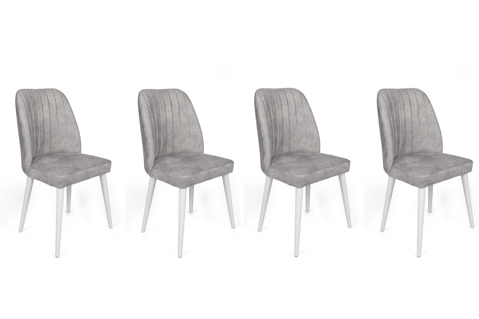 4-osaline toolide komplekt Asir, helehall hind ja info | Söögitoolid, baaritoolid | kaup24.ee