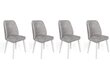 4-osaline toolide komplekt Asir, helehall цена и информация | Söögitoolid, baaritoolid | kaup24.ee