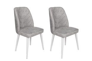 4-osaline toolide komplekt Asir, hall hind ja info | Söögilaua toolid, köögitoolid | kaup24.ee