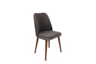 Комплект из 4 стульев Asir, 50x90x49 см, темно-серый/коричневый цена и информация | Стулья для кухни и столовой | kaup24.ee
