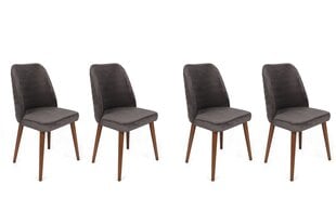 4-osaline toolide komplekt Asir, tumehall hind ja info | Söögitoolid, baaritoolid | kaup24.ee