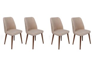 Комплект из 4 стульев Asir, розовый/черный цена и информация | Стулья для кухни и столовой | kaup24.ee