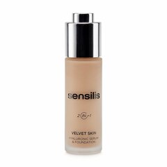 Жидкая основа для макияжа Sensilis Velvet Skin 04-Noisette Сыворотка (30 ml) цена и информация | Пудры, базы под макияж | kaup24.ee
