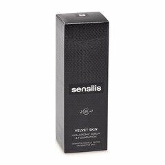 Jumestuskreem Sensilis Velvet Skin 04-Noisette Serum, 30 ml цена и информация | Пудры, базы под макияж | kaup24.ee