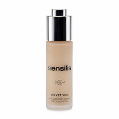 Жидкая основа для макияжа Sensilis Velvet Skin 01-Amande Сыворотка (30 ml) цена и информация | Пудры, базы под макияж | kaup24.ee