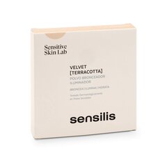 Компактная пудра для лица с эффектом загара Sensilis Velvet Terracota 15G 01 Majorelle Walk (15 ml) цена и информация | Бронзеры (бронзаторы), румяна | kaup24.ee