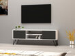 TV alus Asir, 140x50x30 cm, hall/valge цена и информация | TV alused | kaup24.ee