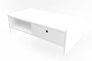 Diivanilaud Asir, 110x35x60 cm, valge hind ja info | Diivanilauad | kaup24.ee