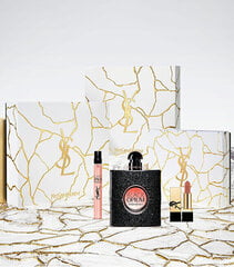 Komplekt Yves Saint Laurent Black Opium EDP naistele: parfüümvesi 90 ml + huulepulk + mini 10 ml цена и информация | Женские духи | kaup24.ee