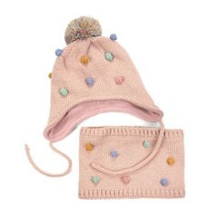 Art of Polo Набор | светло-розовый cz23305-1 цена и информация | Шапки, перчатки, шарфы для девочек | kaup24.ee